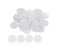 sourcing map 100pcs Round Felt Circles, 20mm 3/4" Pre Cut Craft Pads Non-Woven Mini Felt Fabric Circles for DIY Sewing Handcraft Cutting Projects Crafting Finishing, White