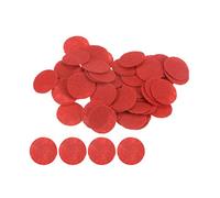 sourcing map 100pcs Round Felt Circles, 20mm 3/4" Pre Cut Craft Pads Non-Woven Mini Felt Fabric Circles for DIY Sewing Handcraft Cutting Projects Crafting Finishing, Red
