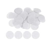 sourcing map 100pcs Round Felt Circles, 25mm 1" Pre Cut Craft Pads Non-Woven Mini Felt Fabric Circles for DIY Sewing Handcraft Cutting Projects Crafting Finishing, White