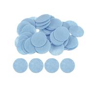 sourcing map 100pcs Round Felt Circles, 25mm 1" Pre Cut Craft Pads Non-Woven Mini Felt Fabric Circles for DIY Sewing Handcraft Cutting Projects Crafting Finishing, Blue