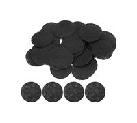 sourcing map 100pcs Round Felt Circles, 30mm 1-1/4" Pre Cut Craft Pads Non-Woven Mini Felt Fabric Circles for DIY Sewing Handcraft Cutting Projects Crafting Finishing, Black