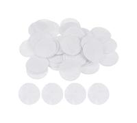 sourcing map 100pcs Round Felt Circles, 30mm 1-1/4" Pre Cut Craft Pads Non-Woven Mini Felt Fabric Circles for DIY Sewing Handcraft Cutting Projects Crafting Finishing, White