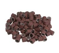 sourcing map 100pcs Sanding Drums 1/2 Inch Mini Sanding Sleeves 180 Grit Sanding Bands for Drum Sander Rotary Tools