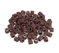 sourcing map 100pcs Sanding Drums 1/2 Inch Mini Sanding Sleeves 240 Grit Sanding Bands for Drum Sander Rotary Tools