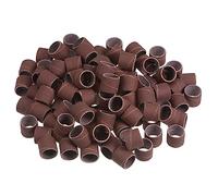 sourcing map 100pcs Sanding Drums 1/2 Inch Mini Sanding Sleeves 600 Grit Sanding Bands for Drum Sander Rotary Tools