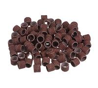 sourcing map 100pcs Sanding Drums 1/2 Inch Mini Sanding Sleeves 80 Grit Sanding Bands for Drum Sander Rotary Tools