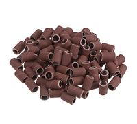 sourcing map 100pcs Sanding Drums 1/4 Inch Mini Sanding Sleeves 400 Grit Sanding Bands for Drum Sander Rotary Tools
