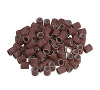 sourcing map 100pcs Sanding Drums 3/8 Inch Mini Sanding Sleeves 400 Grit Sanding Bands for Drum Sander Rotary Tools
