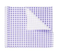sourcing map 100pcs Square Checkered Wax Paper Sheets 11.81" x 11.81" Oil-Absorbing Dry Food Wrapping Paper for Sandwich Baking Paper Liners Picnic Basket Bread Hamburger Wrap Kitchen, Purple