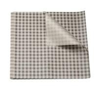 sourcing map 100pcs Square Checkered Wax Paper Sheets 11.81" x 11.81" Oil-Absorbing Dry Food Wrapping Paper for Sandwich Baking Paper Liners Picnic Basket Bread Hamburger Wrap Kitchen, Brown