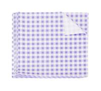 sourcing map 100pcs Square Checkered Wax Paper Sheets 7.09" x 7.09" Oil-Absorbing Dry Food Wrapping Paper for Sandwich Baking Paper Liners Picnic Basket Bread Hamburger Wrap Kitchen, Purple