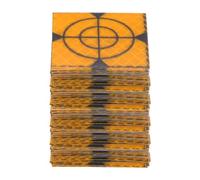 sourcing map 100pcs Survey Reflector Sheets 40x40mm Self-adhesive Reflective Tape Survey Target Mark for Total Stations, Yellow