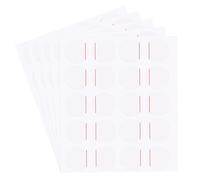 sourcing map 100pcs Watch Back Cover Protective Film, 38mm Red Line PE Round Watch Back Case Protector Film Stickers for Watch Back Case Protection