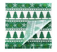 sourcing map 100pcs Wax Paper Sheets 7" x 7" Christmas Tree Oil-Absorbing Dry Food Wrapping Paper for Sandwich Baking Paper Liners Picnic Basket Bread Hamburger Wrap Kitchen, Green