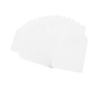 sourcing map 100Pcs Wine Bottle Tags, Bottle Neck Hanging Tags for Cellar Collection Storage Label, Hanging Labels for Name,Year,Tasting Notes(2.2x3.5", White)