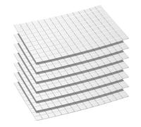 sourcing map 1050pcs Self Adhesive Mirrors Mosaic Tiles, 10 x 10 mm Mini Square Acrylic Disco Ball Tiles Sticker for DIY Disco Ball Craft Decorations Making, Silver