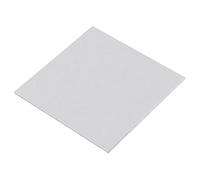 sourcing map 1060 Aluminum Sheet, 80mm x 80mm Rectangle Aluminum Plate 3mm Thick Flat Metal Stock with Protective Film