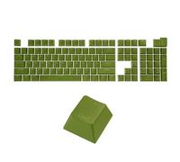 sourcing map 108 Keys Pudding Keycaps Set OEM Profile 60 Percent ABS for Mechanical Keyboard Layout, Army Green Double Shot