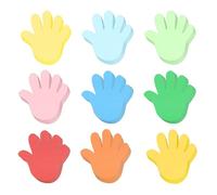 sourcing map 108 Pcs Colorful Hand Cutouts Paper, Spring Bulletin Board Cutouts Decorations Hand Shaped Die Cut Paper Cut-Outs with Glue Point for DIY Craft Classroom