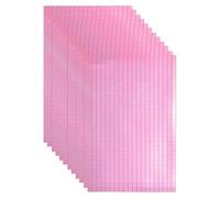 sourcing map 10800 PCS Glass Mirrors Disco Ball Tiles Self-Adhesive Pink Mirror Mosaic Tiles 5 x 5mm for Disco Ball, DIY Craft, KTV Decoration 18 Sheet