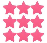 sourcing map 108Pcs Stars Cutouts, 3.5 x 4 Inch Paper Star Shaped Paper Cards for Bulletin Board Decorations, Wall Cut-outs Classroom DIY Craft, Pink