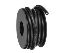 sourcing map 10AWG Flexible Silicone Wire 3m/10ft, 10 Gauge Tinned Copper Electrical Stranded Wire 200 Celsius/392 Fahrenheit High Temperature Hookup Spool for DIY Model Wiring, Black