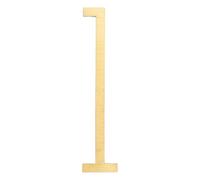 sourcing map 10cm Height Solid Brass House Numbers for Outside, Nordic Self Adhesive Mailbox Numbers for Wall Decor, Door Apartment Office Hotel Room Street Address, Easy to Stick (Numeric 1)