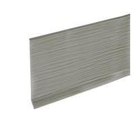 sourcing map 10ft x 4" Baseboard Trim Peel and Stick Flexible Molding Trims, Self Adhesive PVC Wall Base Cove Base Baseboards for Walls Corner, Grey Wood Grain