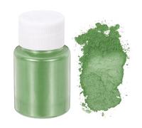 sourcing map 10g/0.35oz Cosmetic Grade Mica Powder, 600 Mesh Mica Powder Natural Resin Epoxy Pigment Powders for Casting Resin, Candle Dye, DIY Nail Polish and Lip Gloss, Light Green
