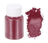 sourcing map 10g/0.35oz Cosmetic Grade Mica Powder, 600 Mesh Mica Powder Natural Resin Epoxy Pigment Powders for Casting Resin, Candle Dye, DIY Nail Polish and Lip Gloss, Purple Red