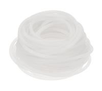 sourcing map 10m Silicone Strip Solid Rod Window Sealing Strip 4mm Rubber Weather Stripping for Car Door Window, White