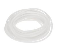 sourcing map 10m Silicone Strip Solid Rod Window Sealing Strip 5mm Rubber Weather Stripping for Car Door Window, White