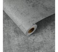 sourcing map 10m x 40cm Concrete Wallpaper, Industrial Concrete Cement Contact Paper Vinyl Stained Matte Self Textured Adhesive Wallpaper for Kitchen Countertop Cabinet Bathroom, Cement Grey