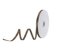 sourcing map 10mm 50 Yard(46m)/150ft Satin Ribbon Grosgrain Thin Solid Silk Wedding Bouquet Ribbon for Valentine's Day Gift Wrapping Cake Box Bows Brown