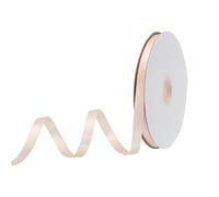 sourcing map 10mm 50 Yard(46m)/150ft Satin Ribbon Grosgrain Thin Solid Silk Wedding Bouquet Ribbon for Valentine's Day Gift Wrapping Cake Box Bows Apricot