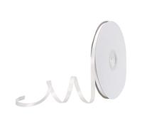 sourcing map 10mm 50 Yard(46m)/150ft Satin Ribbon Grosgrain Thin Solid Silk Wedding Bouquet Ribbon for Valentine's Day Gift Wrapping Cake Box Bows Pure White
