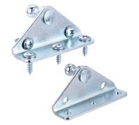 sourcing map 10MM Ball Stud Mounting Bracket, 2PCS Gas Struts Mounting Bracket Stainless Steel Gas Spring Lift Strut Bracket for Universal Gas Shock Spring Strut Prop Lift Support