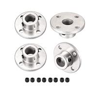 sourcing map 10mm Inner Dia H13D16 Rigid Flange Coupling Motor Guide Shaft Coupler Motor Connector for DIY Parts 4Pcs
