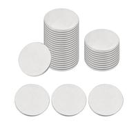 sourcing map 10mm Stainless Steel Disc, 100Pcs Metal Stamping Blanks Tags Circle Round Metal Plate Strike DIY for Laser Engraving Stamping Craft Name Tag Jewelry Making, (1mm Thick)