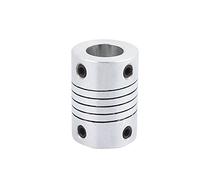 sourcing map 10mm to 10mm Shaft Coupling 25mm Length 19mm Diameter Stepper Motor Coupler Aluminum Alloy Joint Connector for 3D Printer CNC Machine DIY Encoder