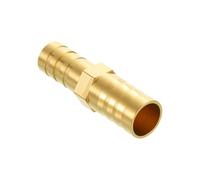 sourcing map 10mm to 12mm Brass Hose Barb Fitting Metal Splicer | Mender for 3D Printing, Air Compressor, CNC Machine, Dies