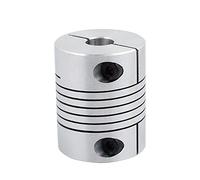 sourcing map 10mm to 14mm Shaft Coupling 40mm Length 32mm Diameter Stepper Motor Coupler Aluminum Alloy Joint Connector for 3D Printer CNC Machine DIY Encoder