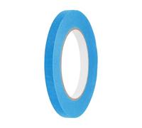 sourcing map 10mm x 50 Meters Colored Masking Tape Universal Crepe Paper Colorful Masking Painter Tape for Art Drawing DIY Handcraft Labeling Sealing, Blue