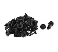 sourcing map 10mm x 8mm Plastic Rivet Fastener Fender Car Bumper Push Clip 30pcs