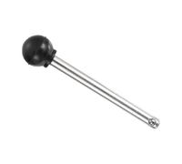 sourcing map 10mmx105mm Quick Release Pins, Detent Pins with Round Knob, Chrome-Plated Carbon Steel Marine Hardware for Marine Mountain Seat, Ship Outfitting, Shipbuilding, Silver