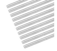 sourcing map 10Pack Fully Threaded Rod M6 x 170mm 1mm Thread Pitch 304 Stainless Steel Right Hand Threaded Rods Bar Studs