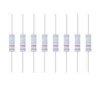 sourcing map 10Pcs 0.22R Ohm Resistor, 5 Watts 5% Tolerance Metal Oxide Film Resistor Axial Lead, Flame Proof for DIY Electronic Projects Circuits Experiments