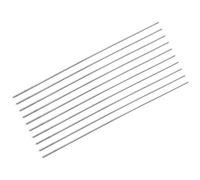 sourcing map 10Pcs 0.4x3x300mm Extended Compression Spring, 304 Stainless Steel Extension Spring Steel Dual Hook Tension Springs for Machinery Construction Industrial, Home Repairs, Silver