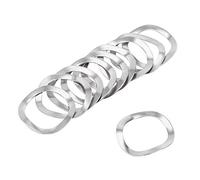 sourcing map 10Pcs 0.63" x 0.83" x 0.01" 304 Stainless Steel Wave Spring Washer for Screw Bolt