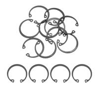 sourcing map 10Pcs 1-1/8" Internal Retaining Ring Circlip, 65 Mn Spring Steel Internal Circlip Snap Rings C-Clips for Grooved Shaft Studs, Black